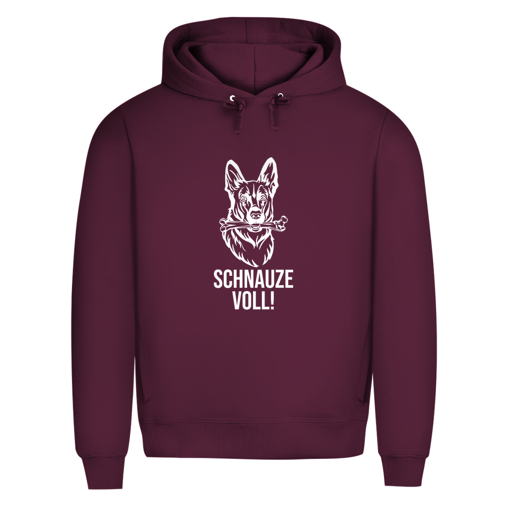 Schnauze Voll - Bio-Hoodie für Herren