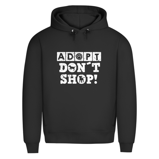 Adopt Don't Shop - Bio-Hoodie für Herren
