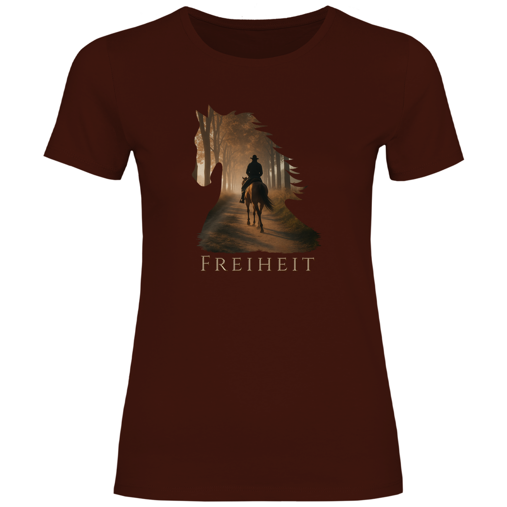 Freiheit - T-Shirt für Damen