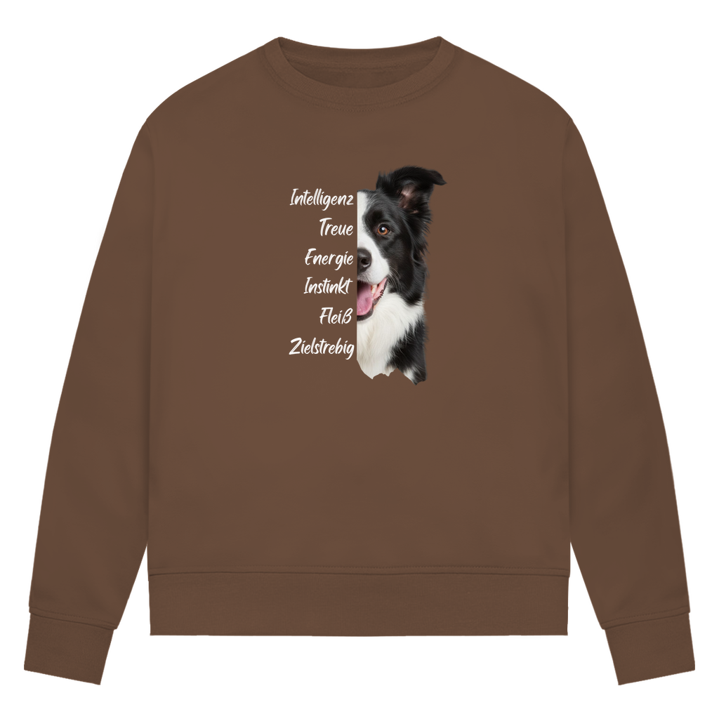 Border Collie - Bio-Sweatshirt für Damen