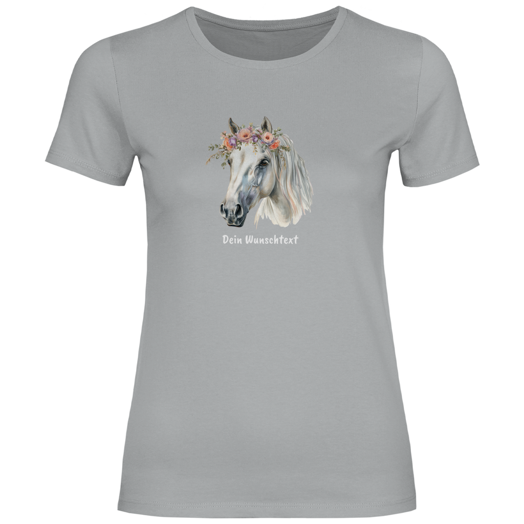 Pferdestolz - T-Shirt für Damen- Dein Wunschtext