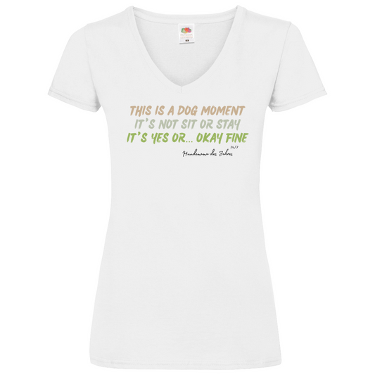 Hundemama des Jahres - V-Shirt für Damen