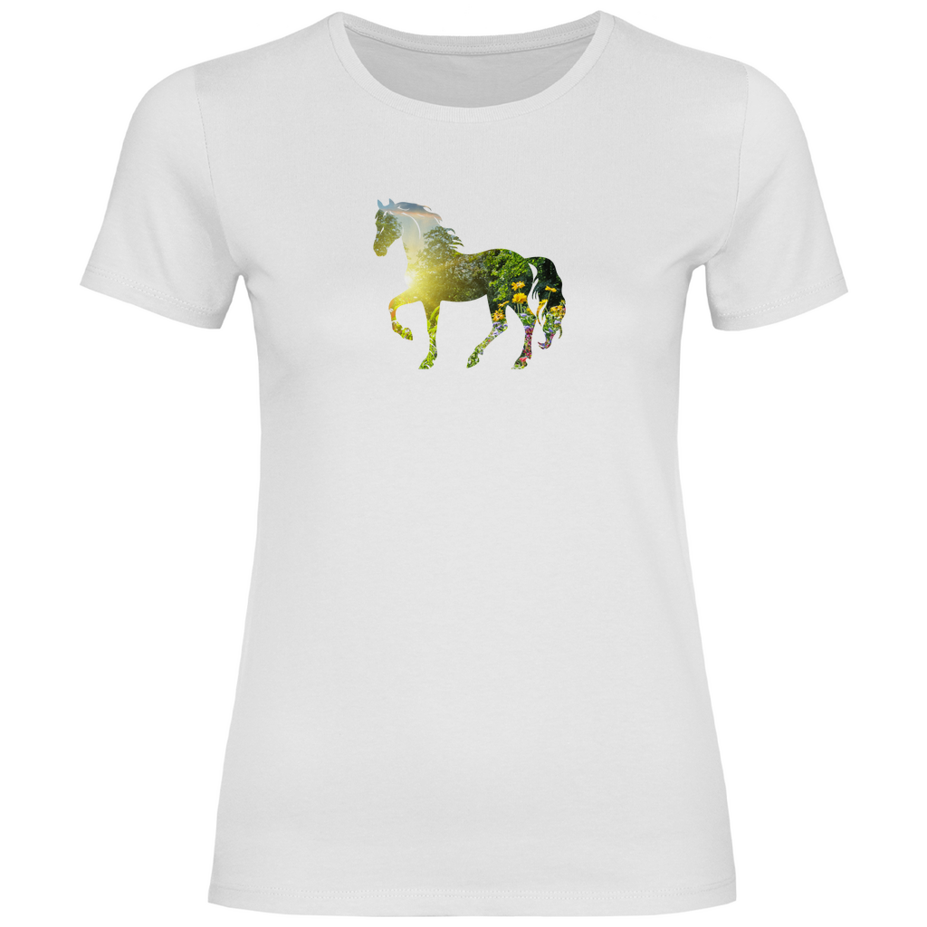 Natur - T-Shirt für Damen