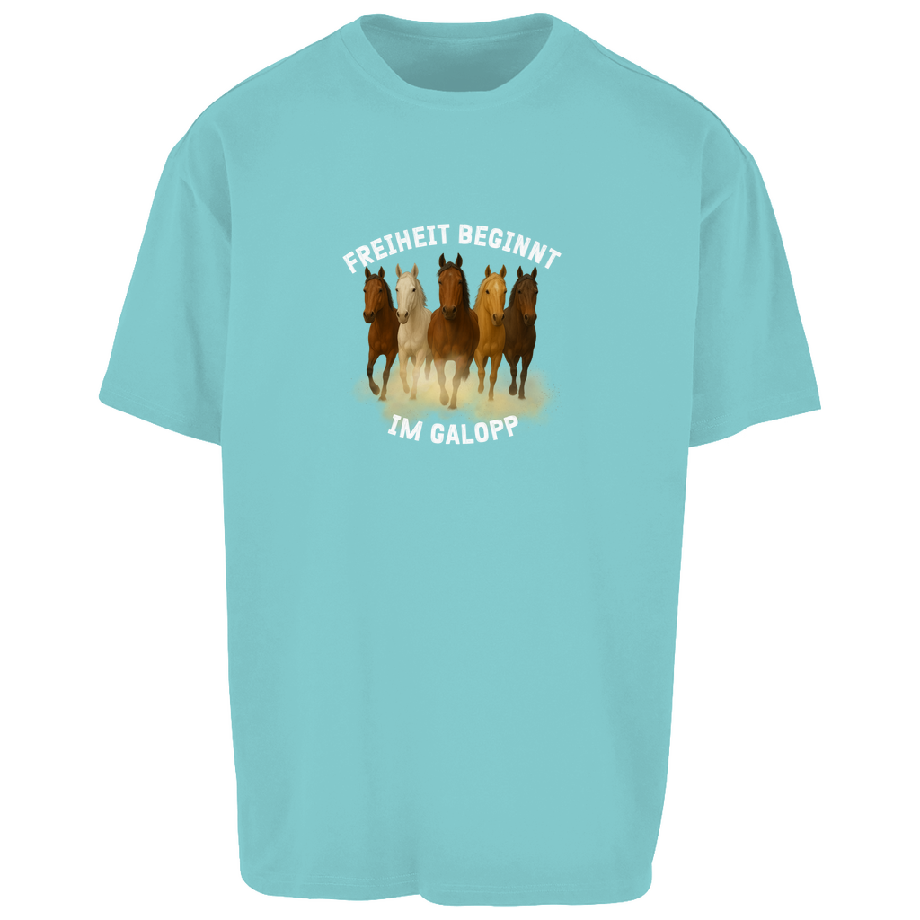 Galopp ist Freiheit - Oversize T-Shirt-Unisex