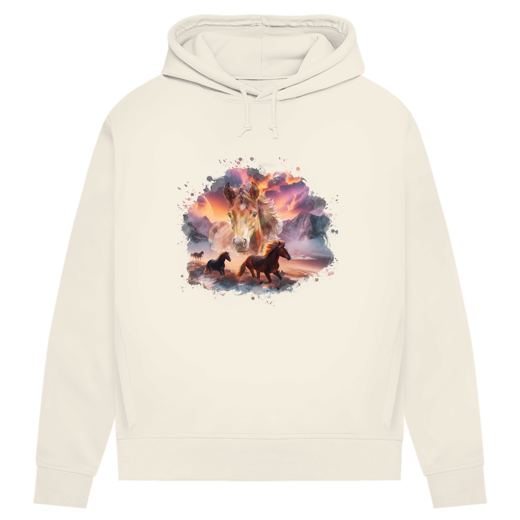 Magie der Pferde - Bio-Hoodie für Damen
