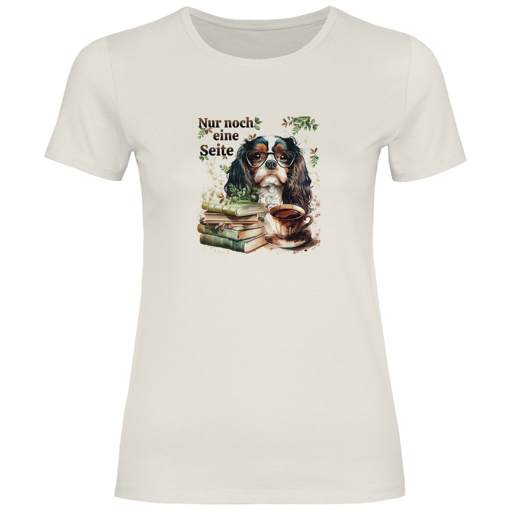 Bücherwurm - T-Shirt für Damen