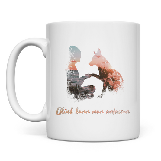 Glück kann man anfassen - Tasse