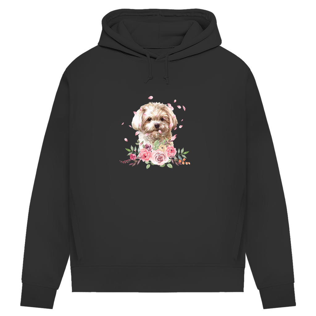 Flower Malteser - Bio-Hoodie für Damen