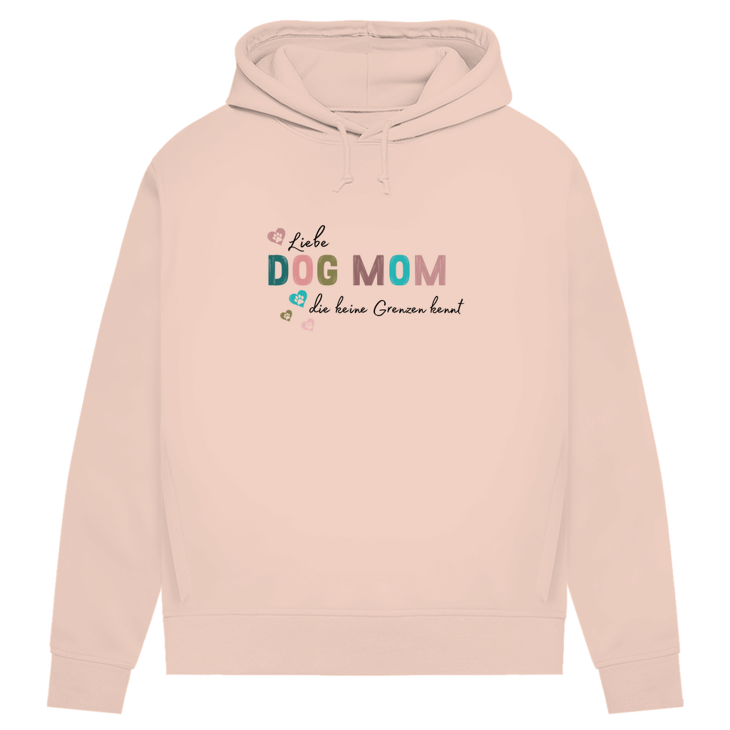 Liebe ohne Grenzen - Bio Hoodie Dog Mom