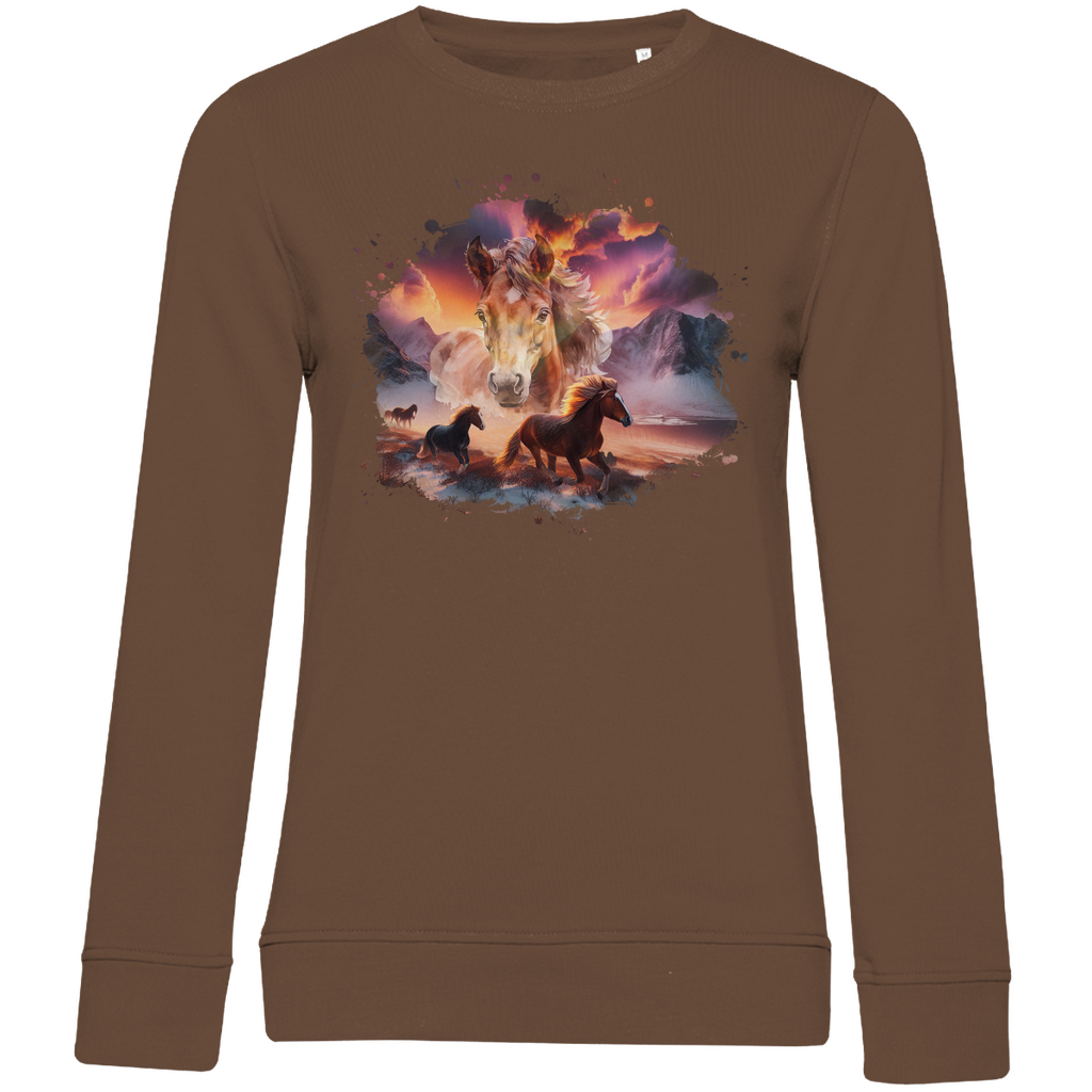Magie der Pferde - Bio-Sweatshirt für Damen