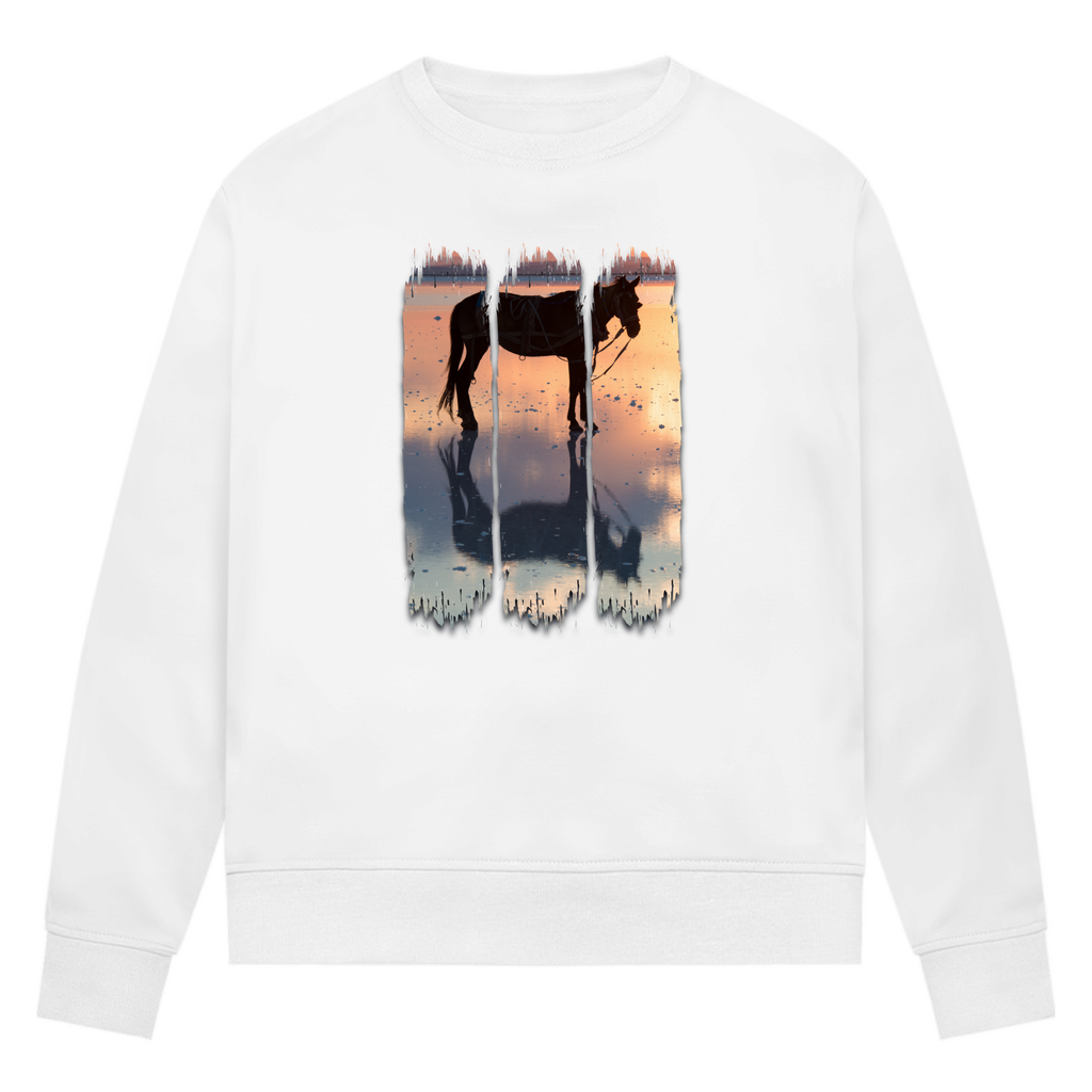 Magic Sunset - Bio-Sweatshirt für Damen