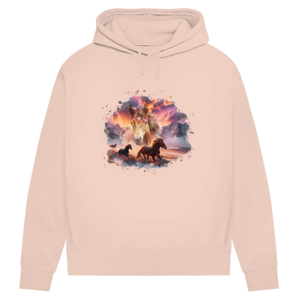 Magie der Pferde - Bio-Hoodie für Damen