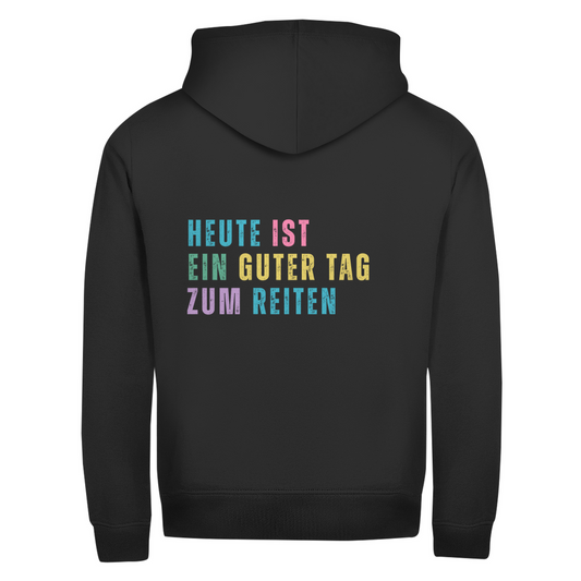 Reitsport - Zipper-Hoodie Unisex | Rückendruck