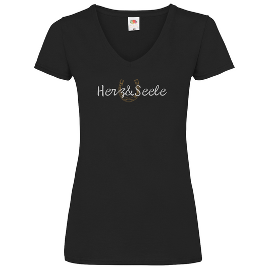 Herzensmagie - V-Shirt für Damen