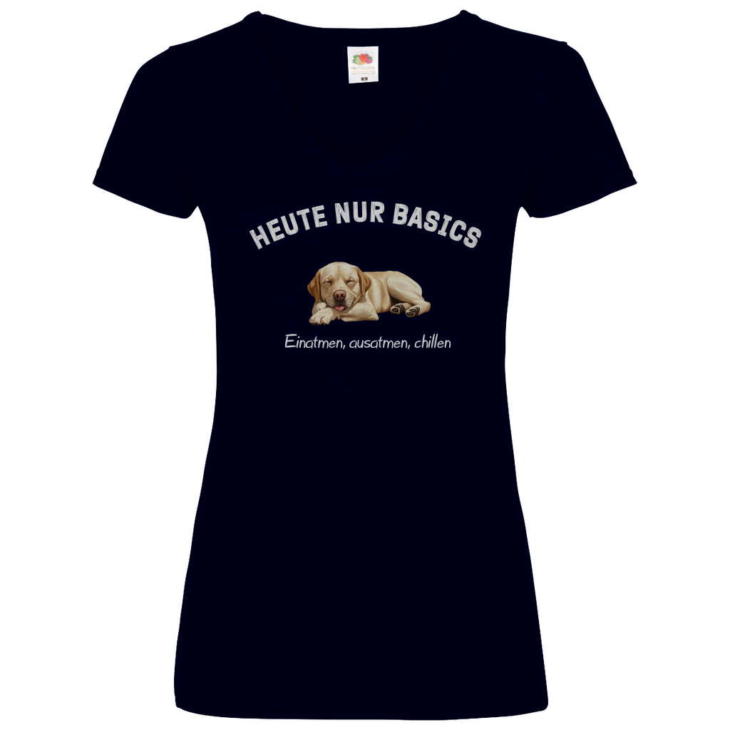 Basic - V-Shirt für Damen
