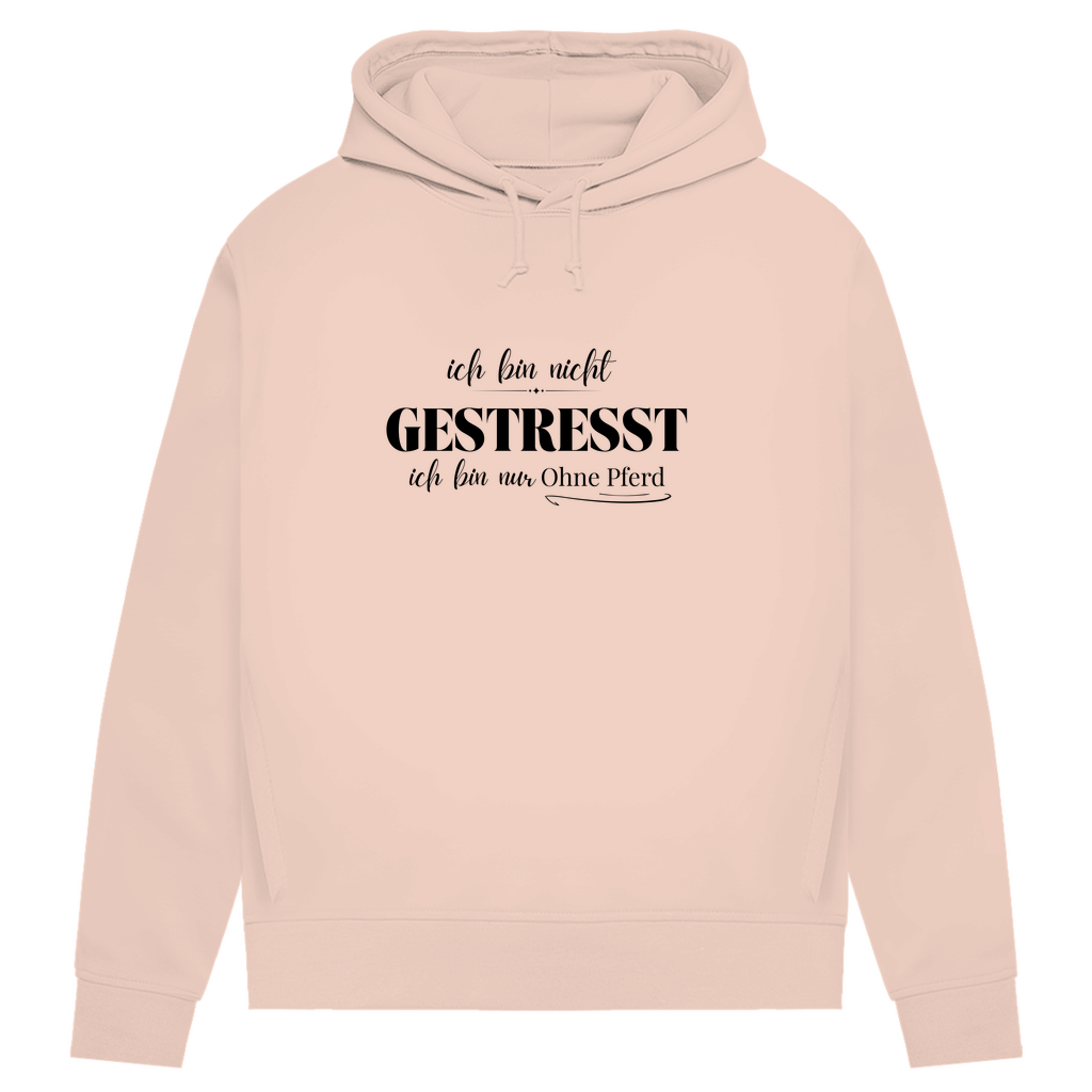 Ohne Pferd - Bio-Hoodie für Damen