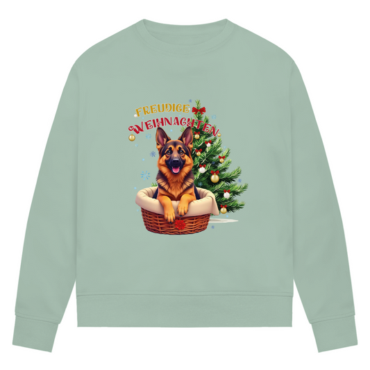 Freudige Weihnachten - Bio-Sweatshirt für Damen