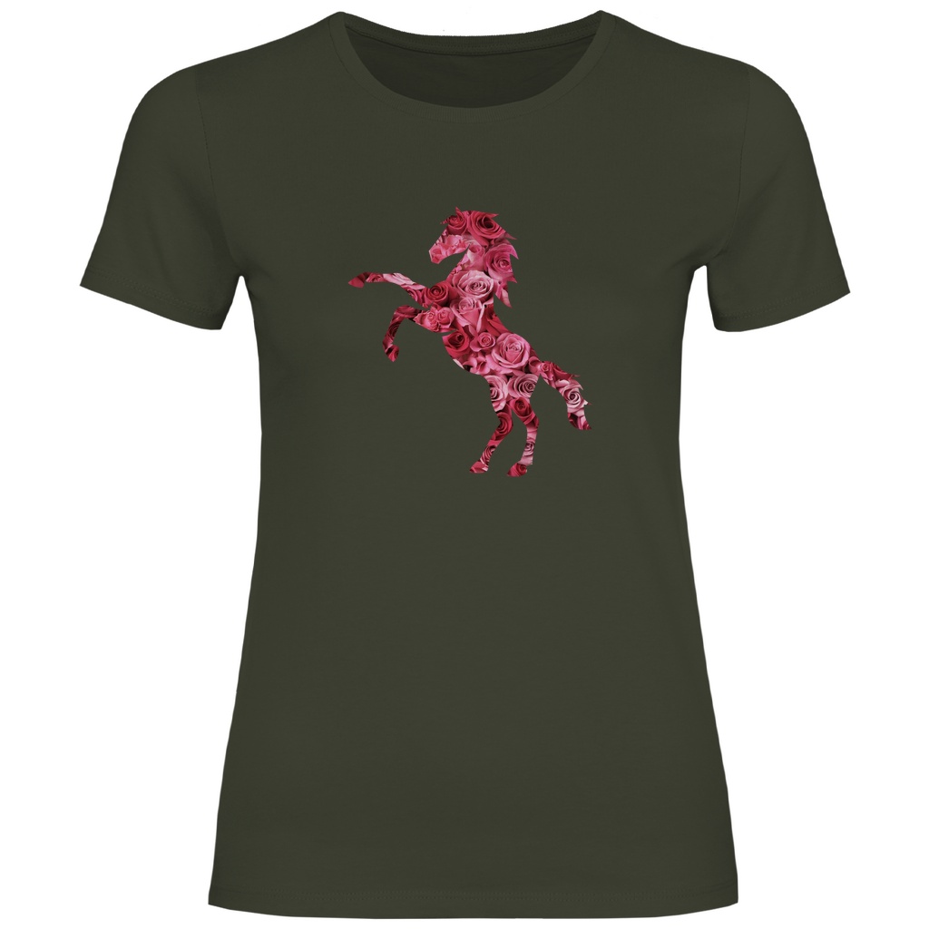 Rosen - T-Shirt für Damen