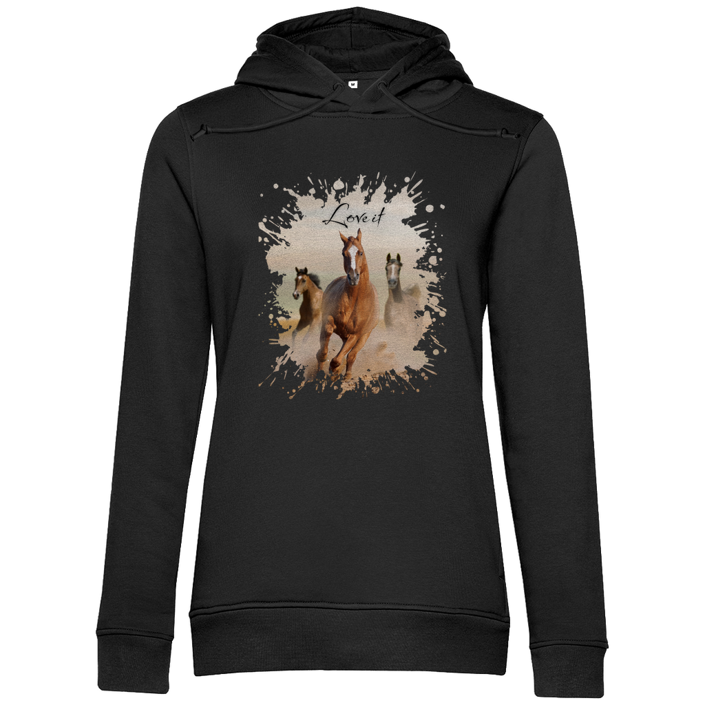 Pferdepower - Bio-Hoodie für Damen
