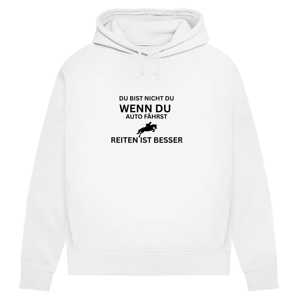 Reiten ist besser - Bio-Hoodie für Damen