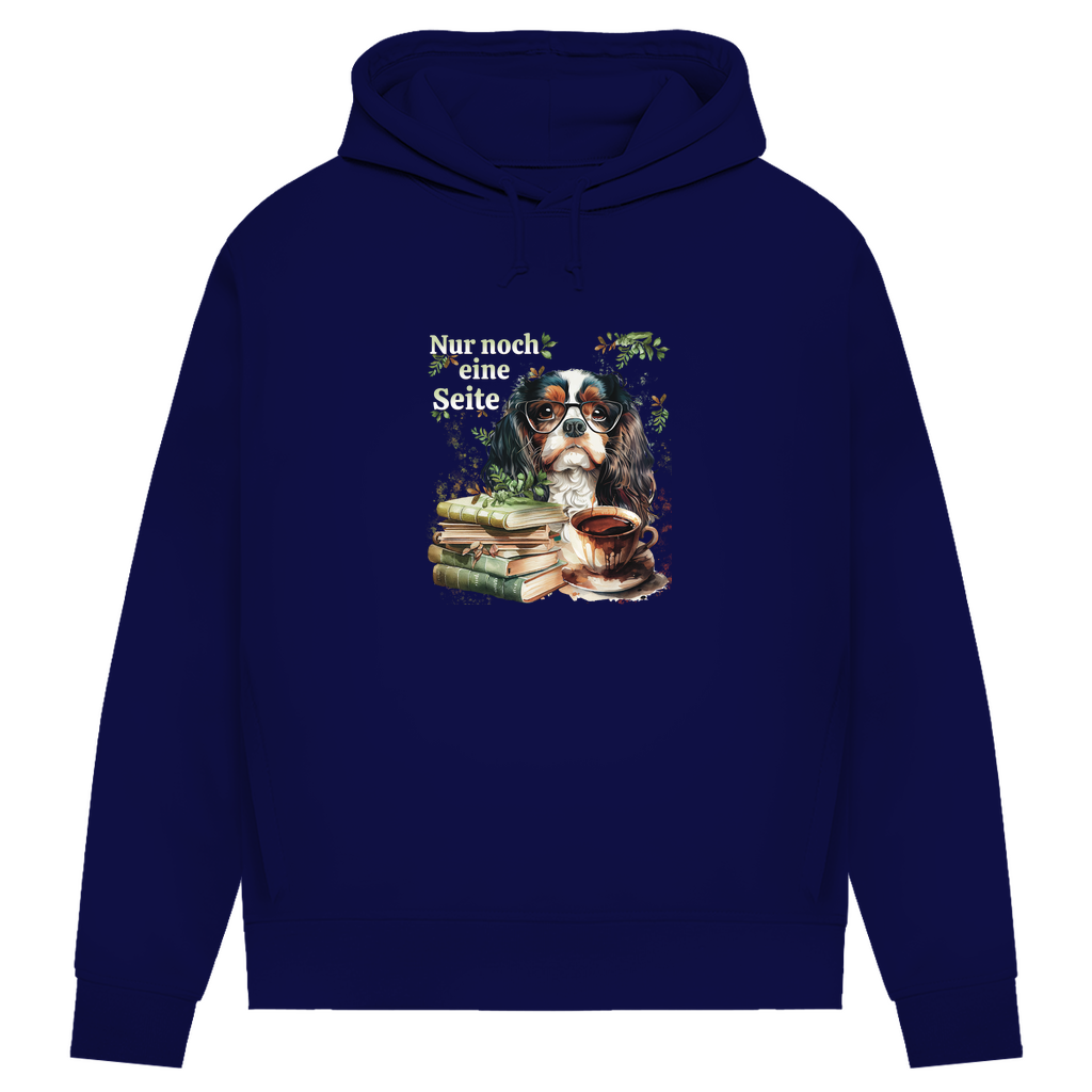 Bücherwurm - Bio-Hoodie für Damen