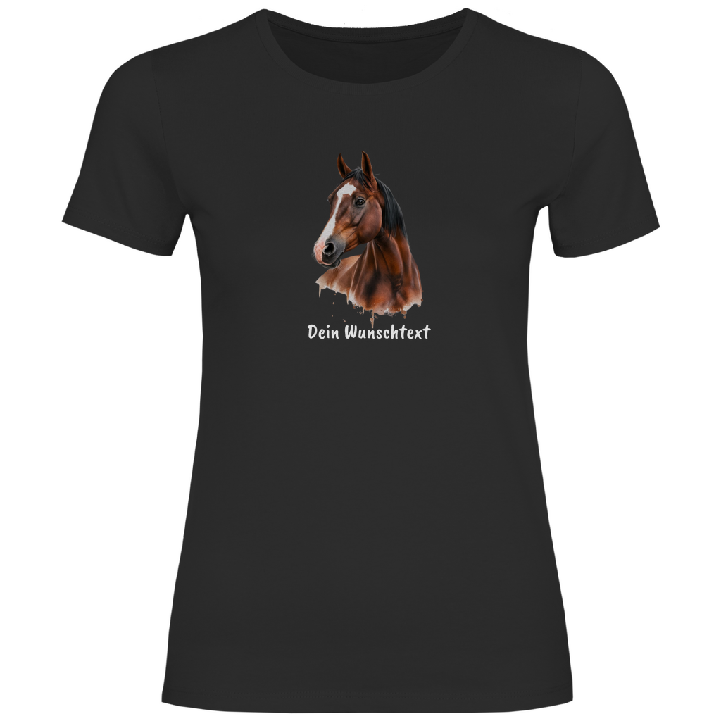 Lieblingspferd - T-Shirt für Damen- Dein Wunschtext