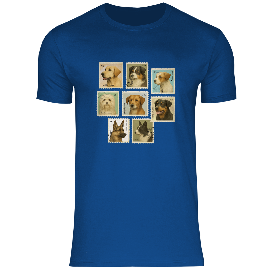 Briefmarken - T-Shirt für Herren