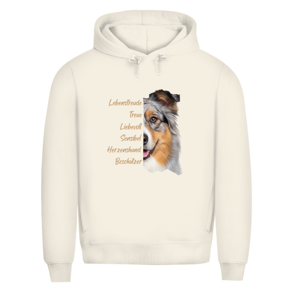 Australian Shepherd - Bio-Hoodie für Herren
