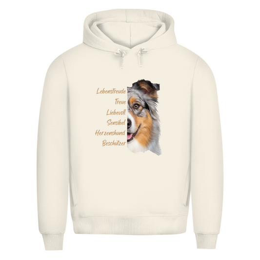 Australian Shepherd - Bio-Hoodie für Herren