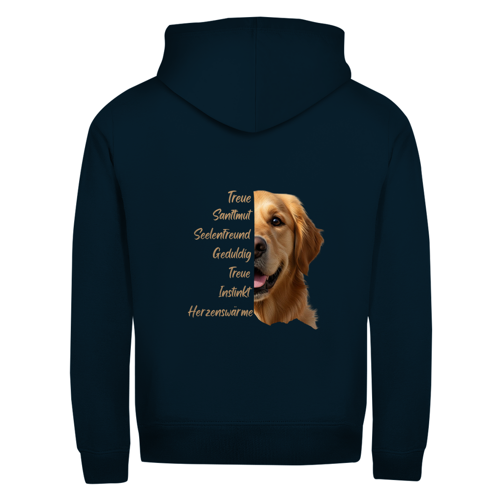 Golden Retriever- Zipper-Hoodie Unisex
