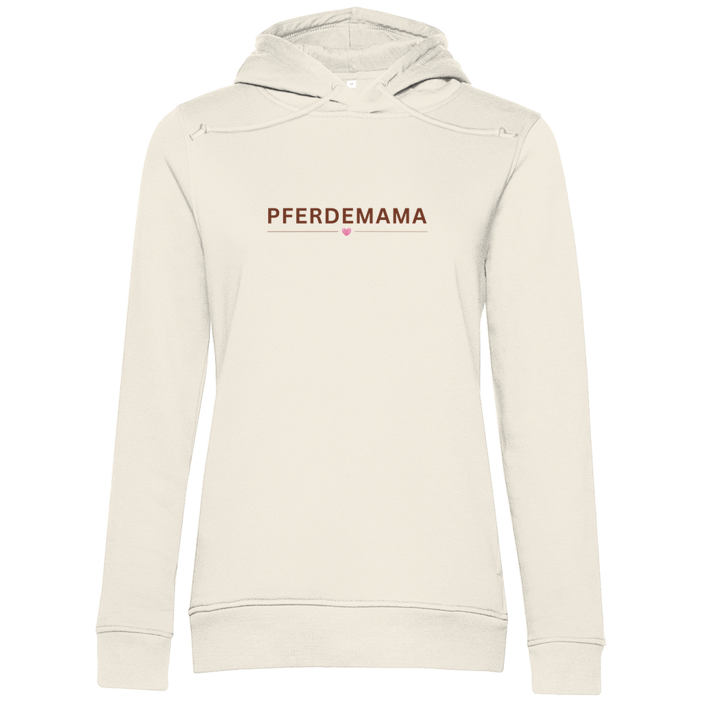 Pferdemama - Bio-Hoodie für Damen