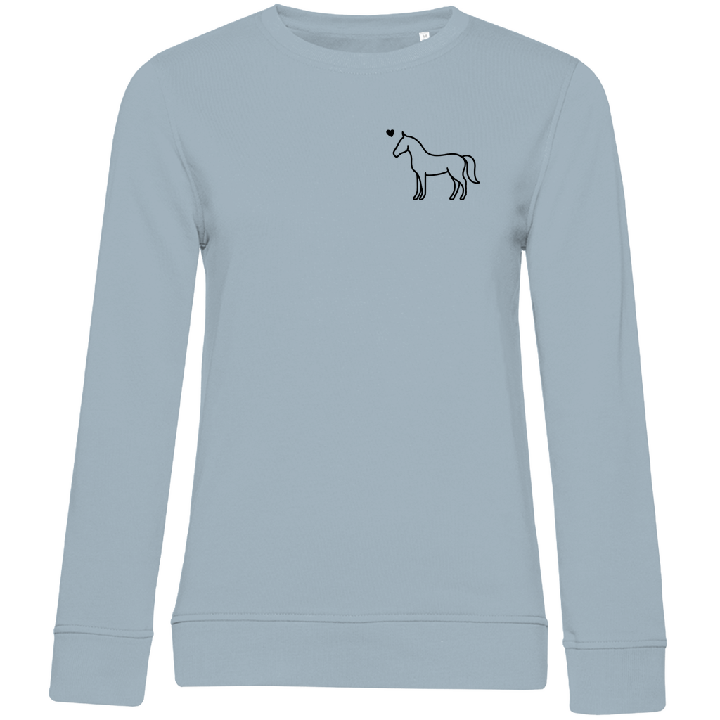 Eleganz mit Herz - Bio-Sweatshirt für Damen