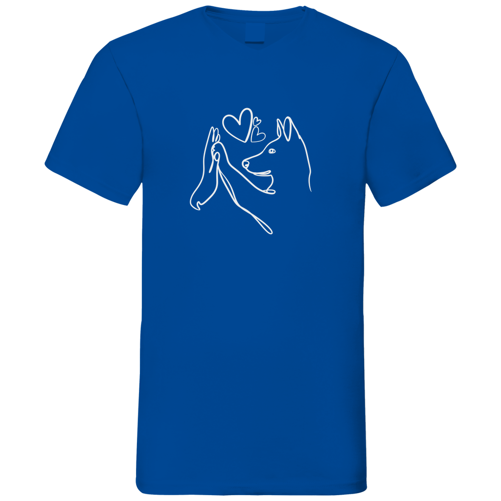 Wahre Liebe Stehohren - V-Shirt für Herren