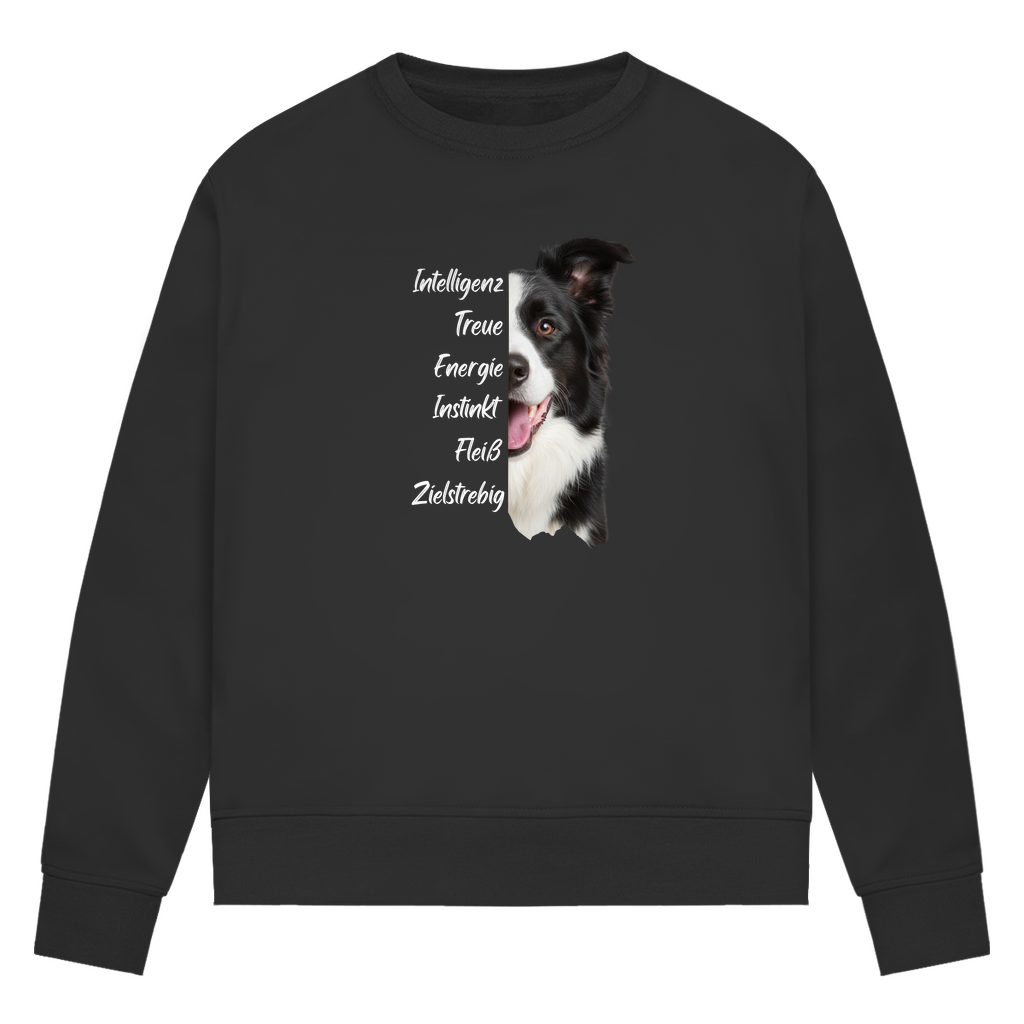Border Collie - Bio-Sweatshirt für Damen