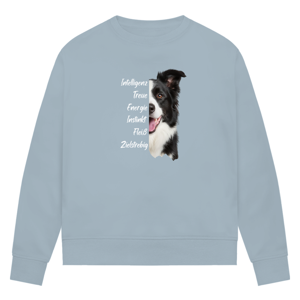Border Collie - Bio-Sweatshirt für Damen