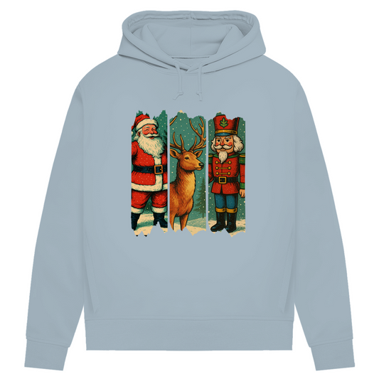 Damen Premium Bio Hoodie Weihnachten