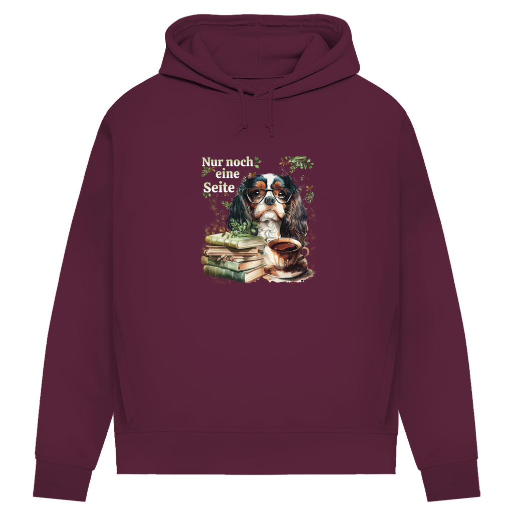 Bücherwurm - Bio-Hoodie für Damen