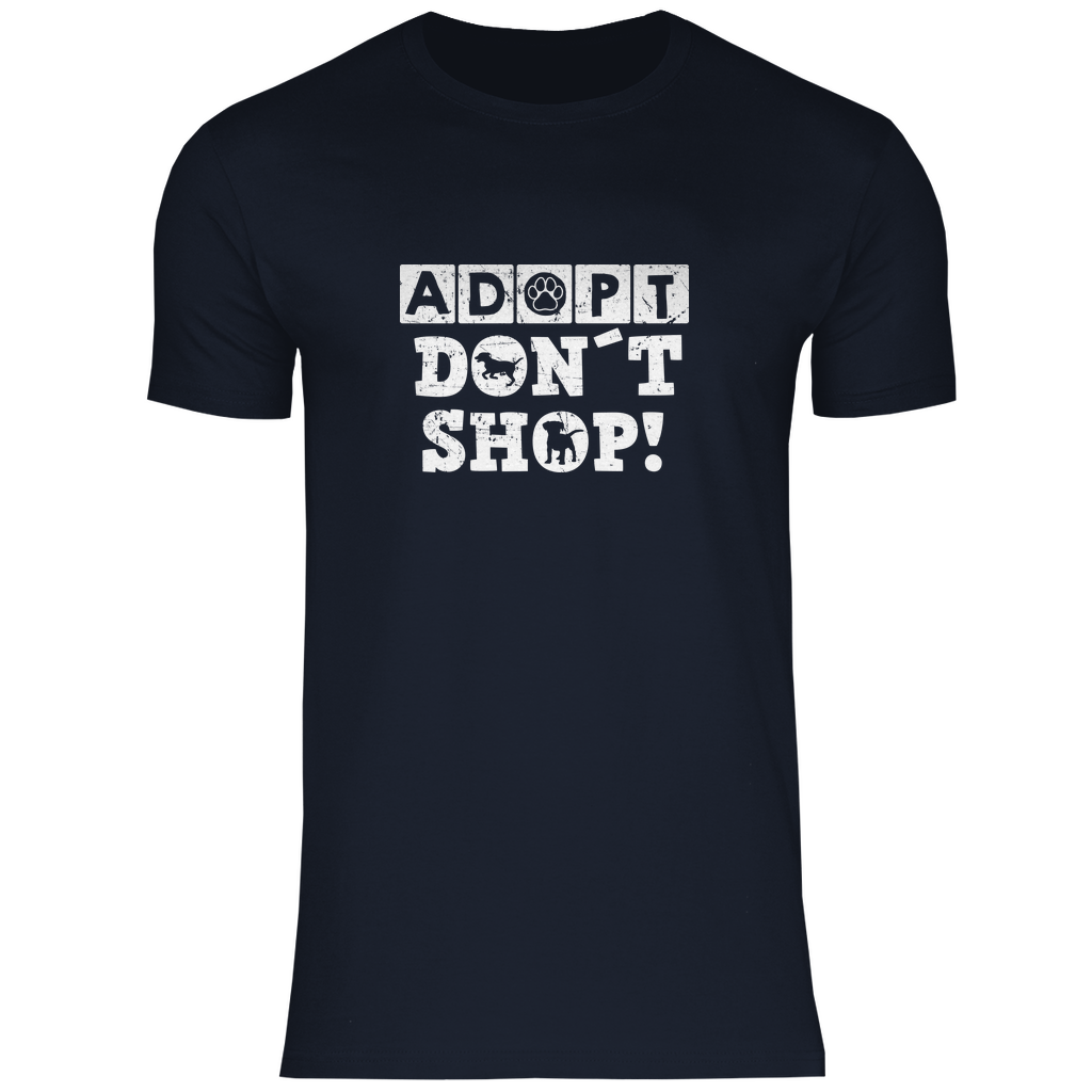 Adopt Don't Shop - T-Shirt für Herren