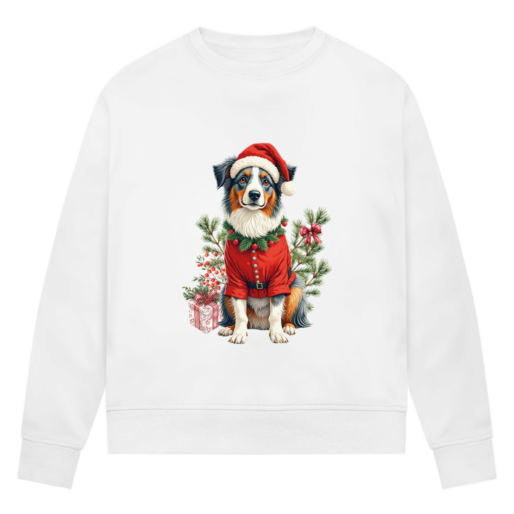 Frohe Weihnachten - Bio-Sweatshirt für Damen