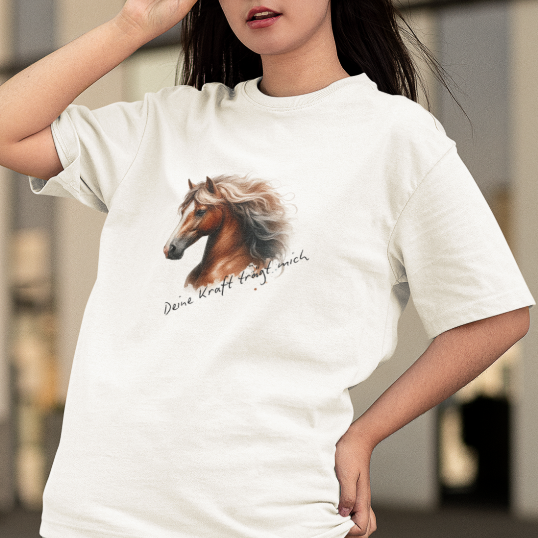 Oversize T-Shirts mit Pferd und Pferdemotiv