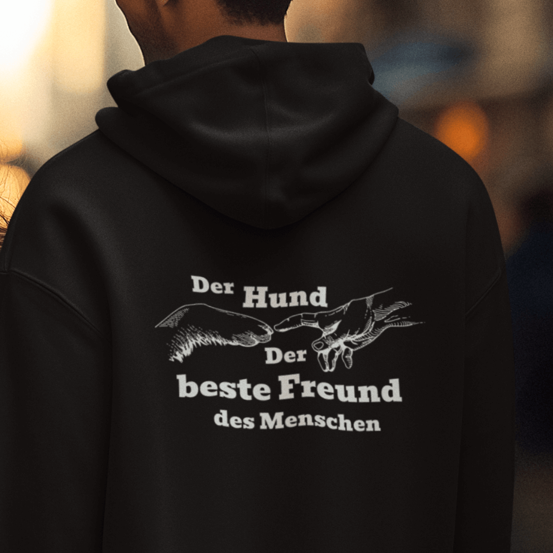 Zipper-Hoodies Unisex mit Hundemotiven