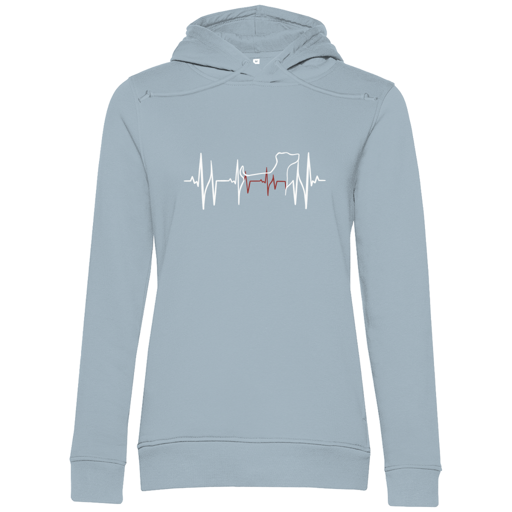 Lebenslinie- Bio-Hoodie für Damen