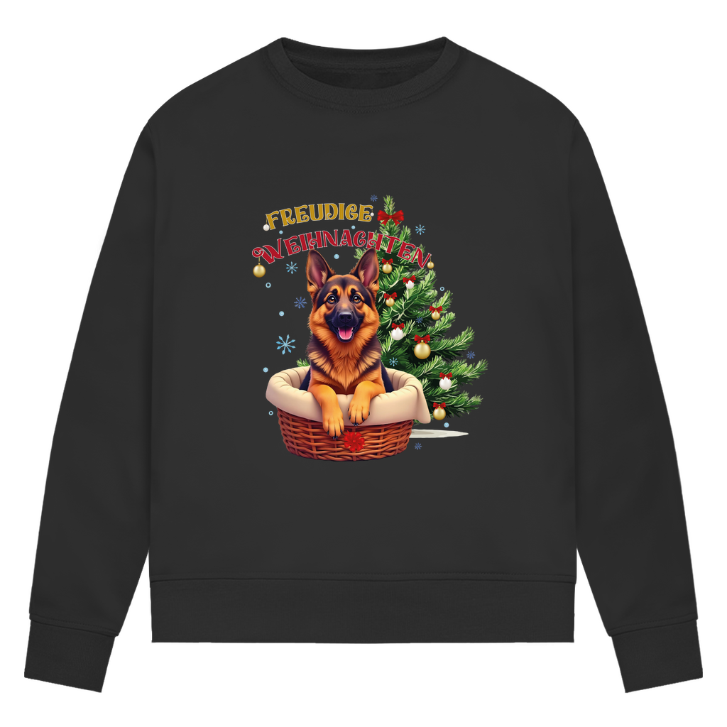 Freudige Weihnachten - Bio-Sweatshirt für Damen