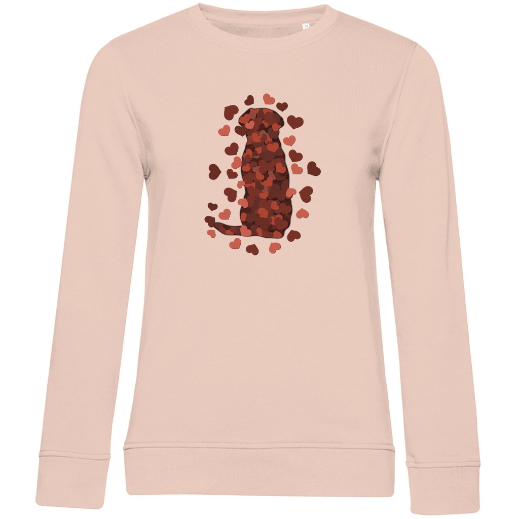 Valentinstag Special: Herzenshund – Bio-Sweatshirt für Damen