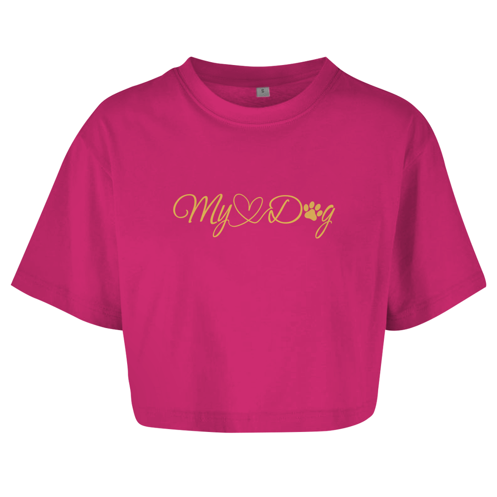 My Dog - Oversize Crop Top für Damen