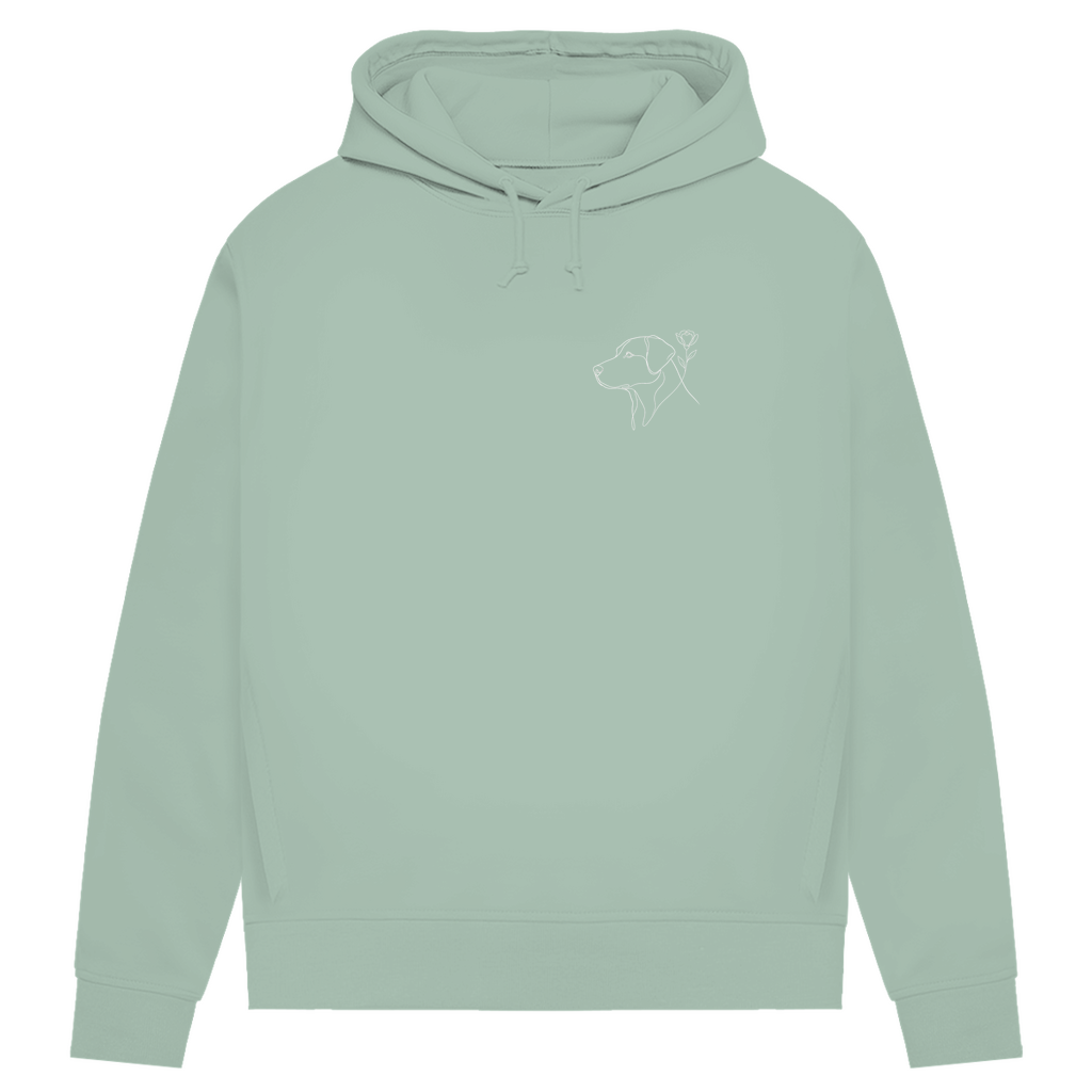 Paw & Flower Vibes - Bio-Hoodie für Damen