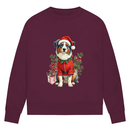 Frohe Weihnachten - Bio-Sweatshirt für Damen