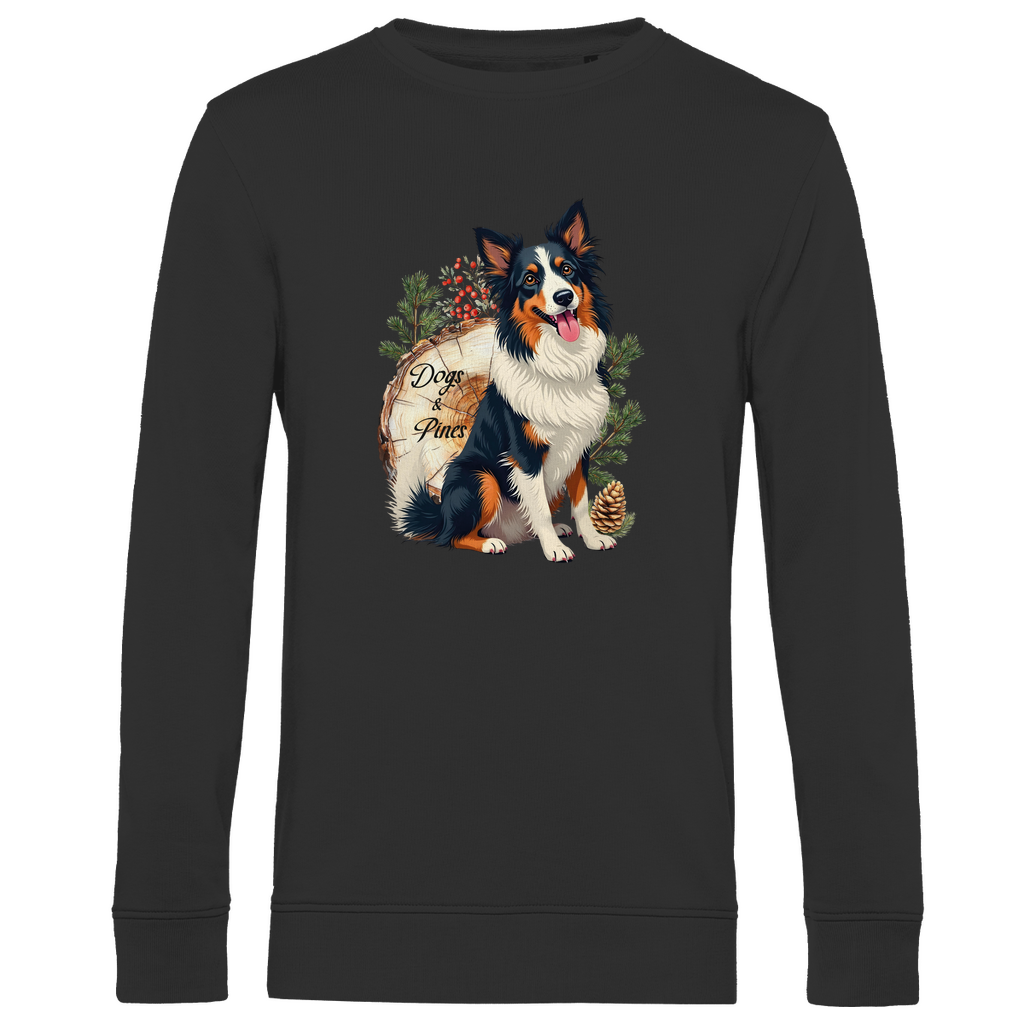 Dogs & Pines - Bio-Sweatshirt für Herren-Weihnachten