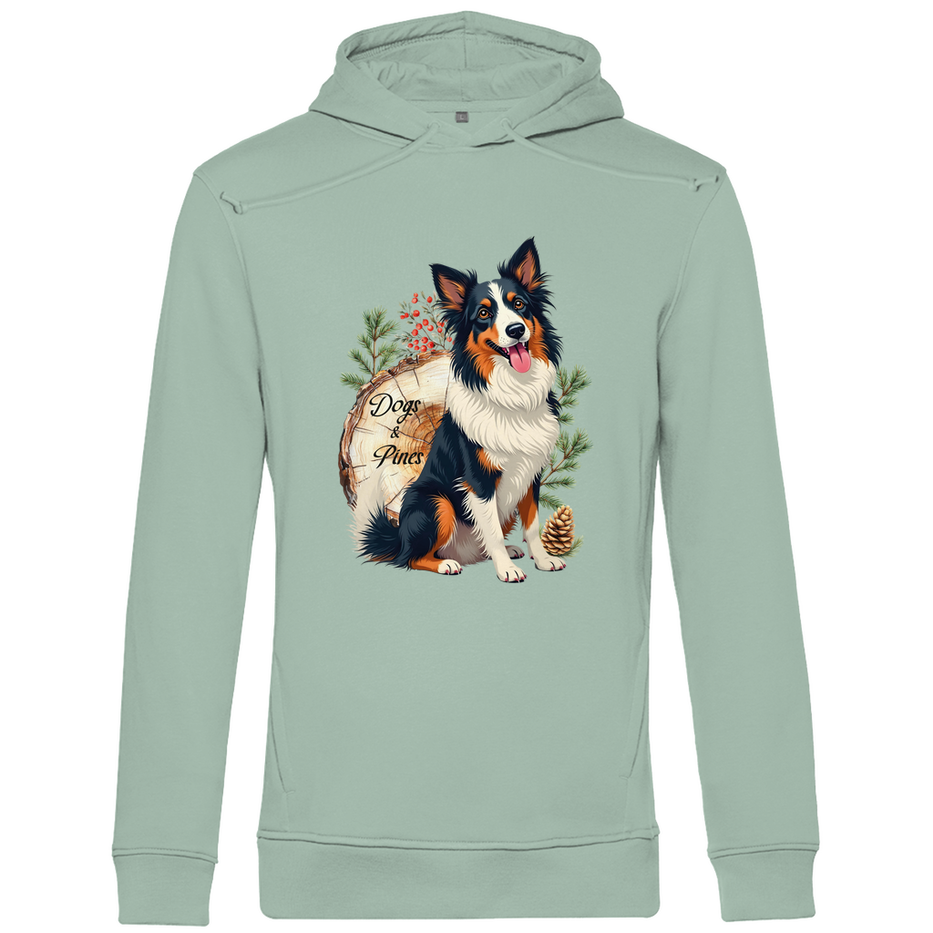 Dogs & Pines - Bio-Hoodie für Herren-Weihnachten