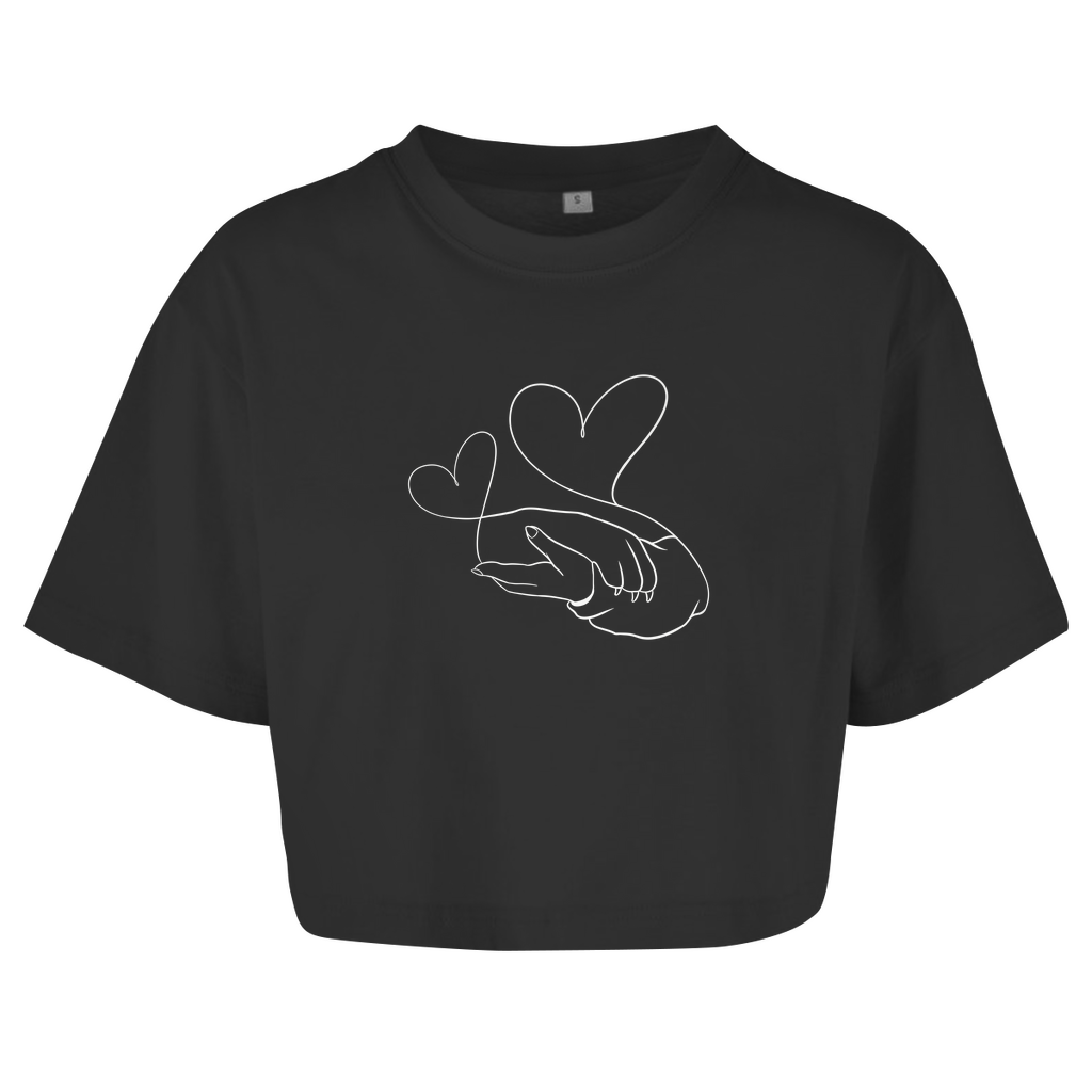 Pakt Der Liebe - Oversize Crop Top für Damen